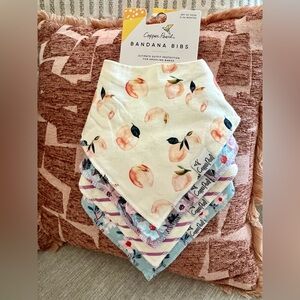 Copper Pearl Set of 4 Bandana Bibs